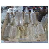 LARGE COLLECTION OLD MEDICINE BOTTLES