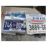 COLLECTION OF LICENSE PLATES