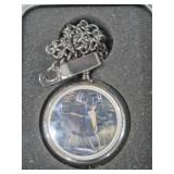 MAJESTIC MORNING DEER POCKET WATCH