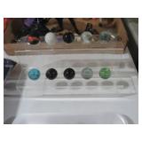 1 INCH MARBLES & DISPLAY