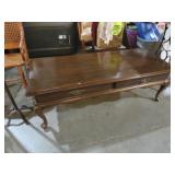 CHERRY QUEEN ANNE LEG COFFEE TABLE