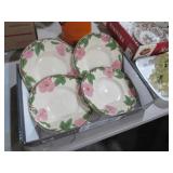 (4) FRANCISCAN DESERT ROSE BREAD PLATES