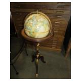 WORLD GLOBE ON STAND