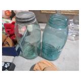 2 BALL BLUE JARS