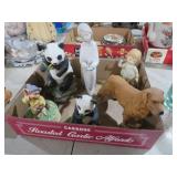 COLLECTION OF CERAMIC FIGURINES AND MUSICAL