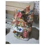 BEAUTIFUL HOUSE COOKIE JAR
