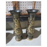 BRASS VASES