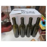 NEVER USED DOZEN OLIVE GREEN BOTTLES