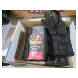 LEATHER MILITARY GLOVES & SHOE SHINE KIT