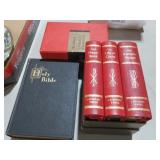 COLLECTION OF VINTAGE BIBLES AND BOOKS