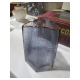 ADAEWO ART GLASS PRISM VASE