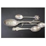 (4) STERLING SILVER SPOONS - 60 GRAMS