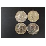 (4) BI-CENTENNIAL WASHINGTON QUARTERS