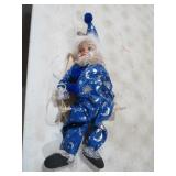 PORCELAIN VTG MARIONETTE STRING CLOWN PUPPET