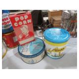 (2) VINTAGE METAL ADVERTISMENT TINS