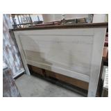 BEAUTIFUL WHITE WASH STYLE QUEEN SIZE HEADBOARD