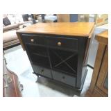 BEAUTIFUL WOOD LIBERTY WINE RACK & SERVER TABLE