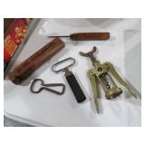 VTG ITALY CORKSCREWS, COKE BOTTLE OPENER, MEEK ICE