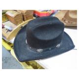 BLACK WESTERN HAT