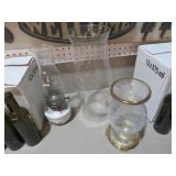 OIL LAMP & HURRICANE SHADES