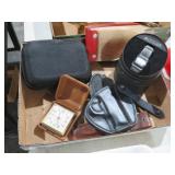 COLLECTION OF GUN HOLSTERS, CITIZEN WATCH