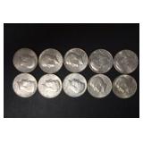 (10) BI-CENTENNIAL KENNEDY HALF DOLLARS