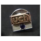 2.8 GRAM 10K GOLD SAPPHIRE PIN