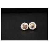 PAIR OF 10K GOLD PINS - 4.7 GRAMS