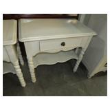 BASSETT SOLID WOOD ONE DRAWER NIGHTSTAND