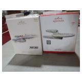 (2) STAR TREK ORNAMENTS IN BOX