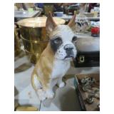 RESIN DOG STATUE