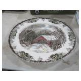 VINTAGE JOHNSON BROTHERS CERAMIC SERVING TRAY