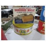 (2) VINTAGE METAL ADVERTISMENT TINS