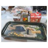 COLLECTION OF VINTAGE COCA COLA TRAY AND SYRUP ADV