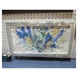 UNIQUE FLORAL PAINTING ON BOARD