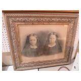 NICE ORNATE FRAMED LITTLE GIRLS PORTRAITS