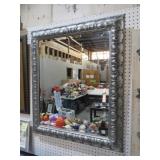 BEAUTIFUL ORNATE BEVELED WALL MIRROR