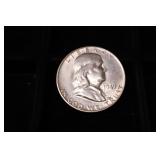 1949 P FRANKLIN HALF DOLLAR 90%