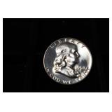 1958 P FRANKLIN HALF DOLLAR 90% PROOF
