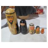 COLL. VTG  ARAB NESTING DOLLS