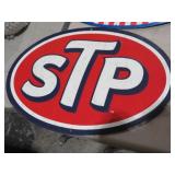 METAL 16" RD OVAL STP ADV . SIGN