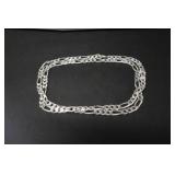 29" 49.6 GRAM STERLING SILVER FIGARO LINK CHAIN