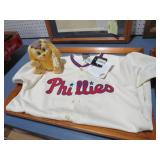 GENUIENE PHILLIES YOUTH UTLEY JERSEY 26 AND RABBIT
