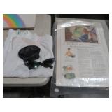 VINTAGE CHILDS CLOTHES, CHANGE PURSE, AND ADV
