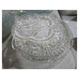COLLECTION OF GLASS PLATTERS