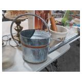 VINTAGE METAL WATERING PAN