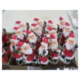 COLLECTION OF VINTAGE RESIN SANTA CLAUS FIGURES