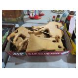 COLLECTION OF WOOD CARVED ANIMALS