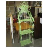 ORNATE METAL 3 SHELF BAKERS RACK
