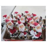 COLLECTION OF RESIN SANTA CLAUS FIGURES